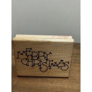 DOTS Rubber‎ Stamp Lot N126 Peeking Josh, M124 Merry Christmas, N106 No Peeking